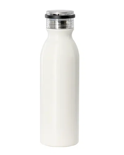 Gibson Home Marina 20oz Stainless Steel Thermal Bottle In White