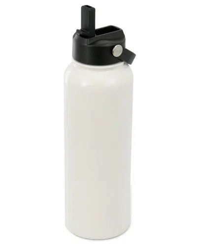 Gibson Home Marina 38oz Stainless Steel Thermal Bottle In White