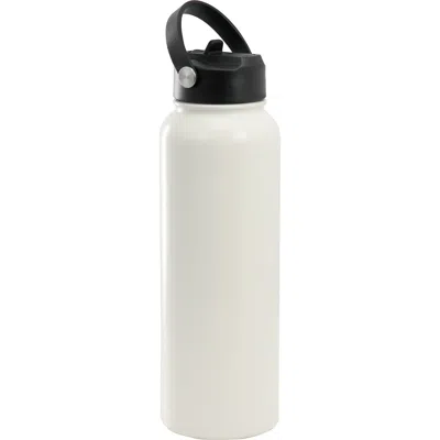 Gibson Home Marina 38oz Stainless Steel Thermal Bottle With Lid In White