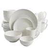 Gibson Home Ogalla 30 Piece Porcelain Dinnerware Set In White