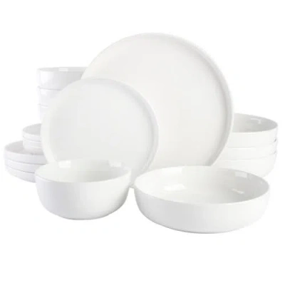 Gibson Home Oslo 16 Piece Dinnerware Set In White