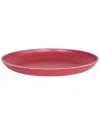 Gibson Home Rockabye 4pc Melamine Dinner Plate Set In Red