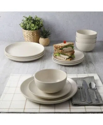 Gibson Home Rockaway Dinnerware Collection In Grey
