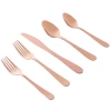 Gibson Home Stravidia 20 Piece Flatware Set  Gold Stainless Steel In Gold