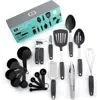 Gibson Home Total Kichen Chefs Better Basics 18pc Gadgets And Tools Set In Black