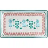 Gibson Home Village Vines 10.6 Inch Fine Ceramic Rectangular Platter In Multi