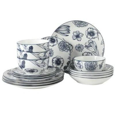 Gibson Home Westerly Court Stoneware Dinnerware Set