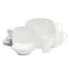 Gibson Home Zen Buffet Dinnerware Set In White