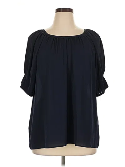 Pre-owned Gibson Latimer 3/4 Sleeve Blouse In Black