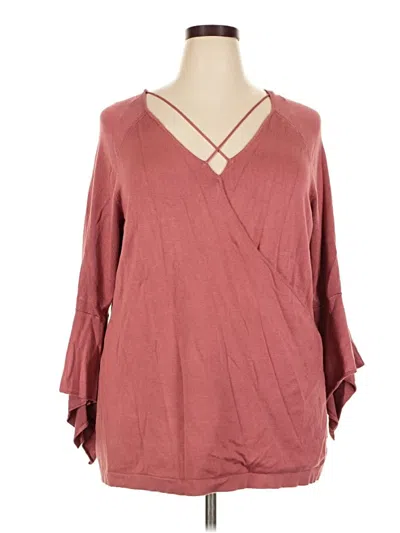 Pre-owned Gibson Latimer Cardigan Sweater In Burgundy
