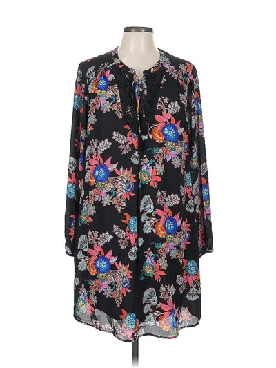 Pre-owned Gibson Latimer Casual Dress In Black