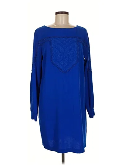 Pre-owned Gibson Latimer Casual Dress In Blue