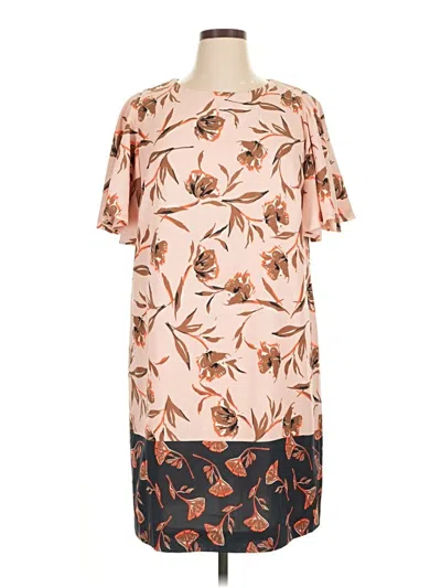 Pre-owned Gibson Latimer Casual Dress In Brown