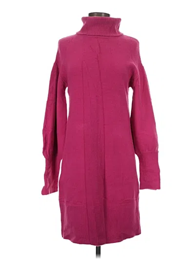 Pre-owned Gibson Latimer Casual Dress In Burgundy