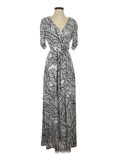 Pre-owned Gibson Latimer Casual Dress In Gray