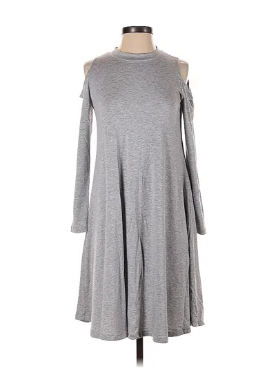 Pre-owned Gibson Latimer Casual Dress In Gray