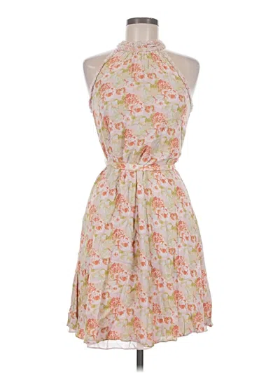 Pre-owned Gibson Latimer Casual Dress In Tan