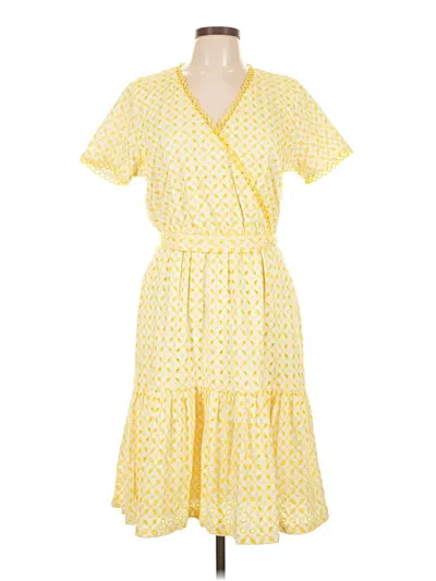 Pre-owned Gibson Latimer Casual Dress In Yellow