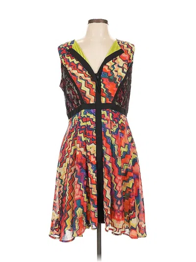 Pre-owned Gibson Latimer Cocktail Dress In Red