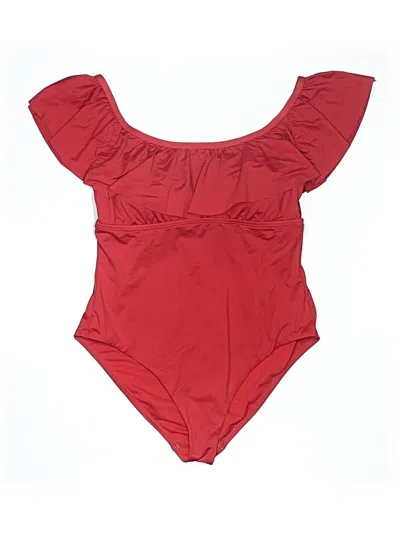 Pre-owned Gibson Latimer One Piece Swimsuit In Red