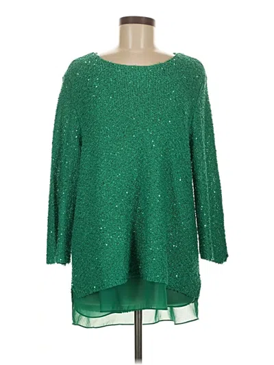 Pre-owned Gibson Latimer Pullover Sweater In Green