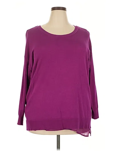 Pre-owned Gibson Latimer Pullover Sweater In Purple