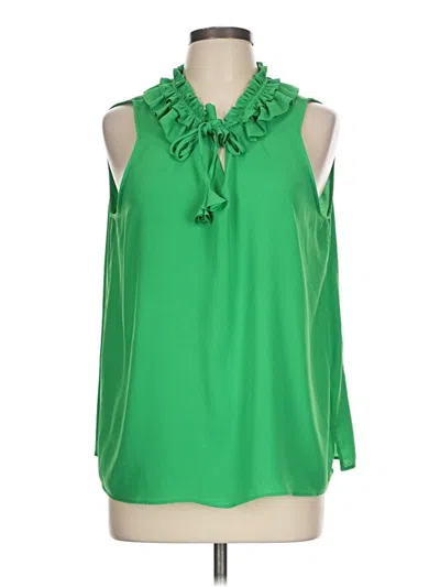 Pre-owned Gibson Latimer Sleeveless Blouse In Green