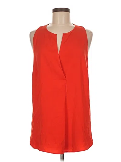 Pre-owned Gibson Latimer Sleeveless Blouse In Red