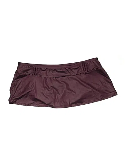 Pre-owned Gibson Latimer Swimsuit Bottoms In Burgundy