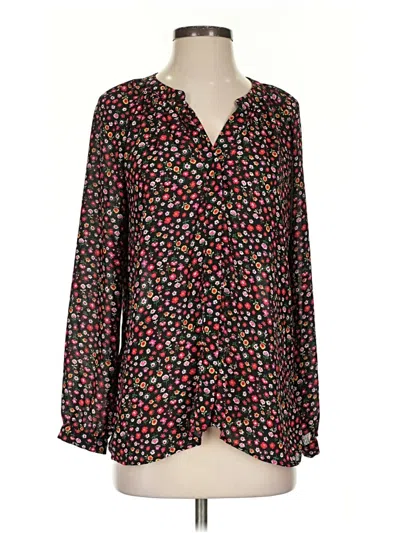 Pre-owned Gibson Long Sleeve Blouse In Black