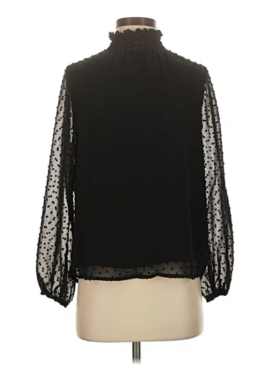 Pre-owned Gibson Long Sleeve Blouse In Black
