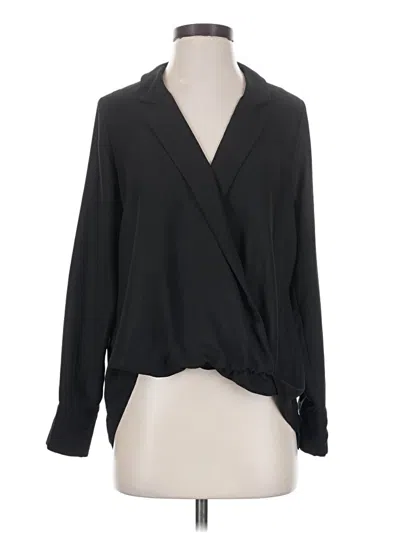 Pre-owned Gibson Long Sleeve Blouse In Black