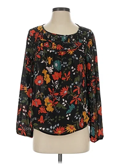 Pre-owned Gibson Long Sleeve Blouse In Black