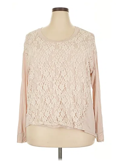 Pre-owned Gibson Long Sleeve Blouse In Ivory