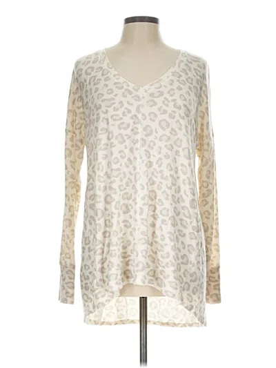 Pre-owned Gibson Long Sleeve Blouse In Ivory