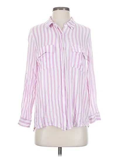 Pre-owned Gibson Long Sleeve Blouse In Pink