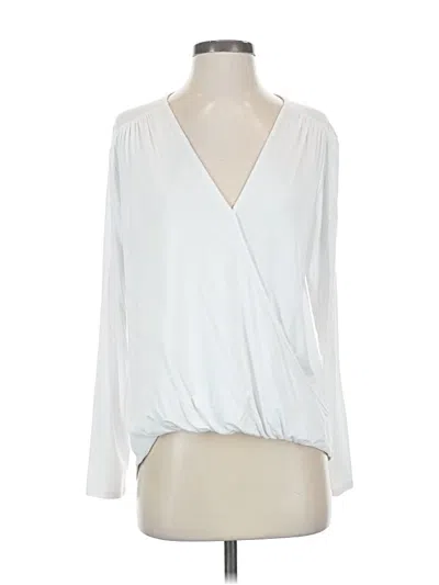 Pre-owned Gibson Long Sleeve Blouse In Silver