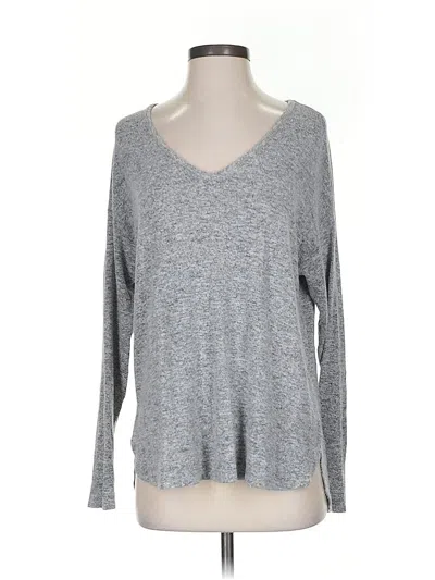 Pre-owned Gibson Long Sleeve T-shirt In Gray