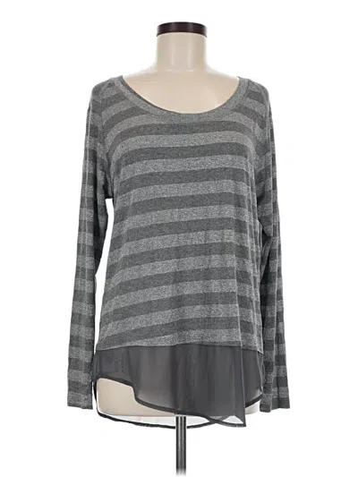 Pre-owned Gibson Long Sleeve T-shirt In Gray