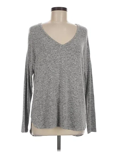 Pre-owned Gibson Long Sleeve T-shirt In Gray