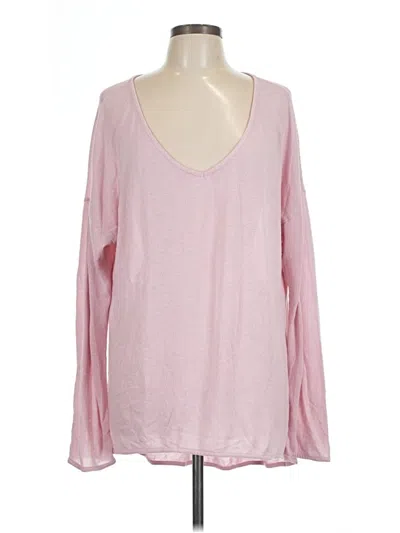 Pre-owned Gibson Long Sleeve T-shirt In Pink