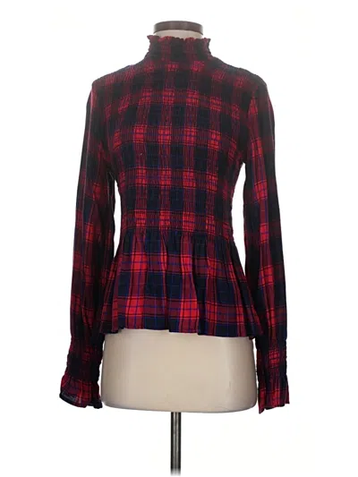 Pre-owned Gibson Long Sleeve Turtleneck In Red