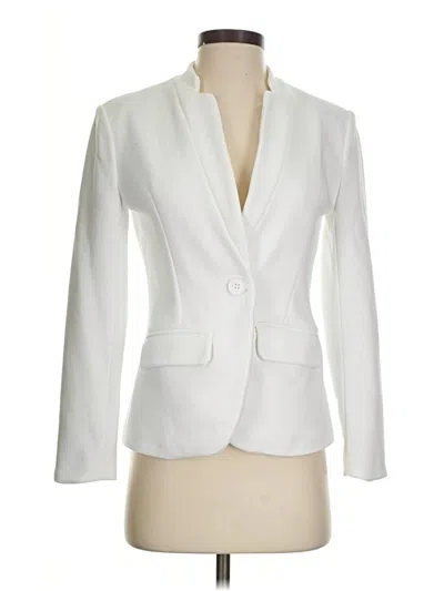 Pre-owned Gibson Look Blazer Jacket In White