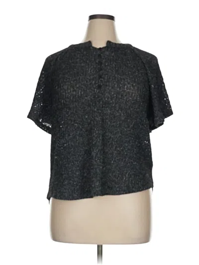 Pre-owned Gibson Look Cardigan Sweater In Gray