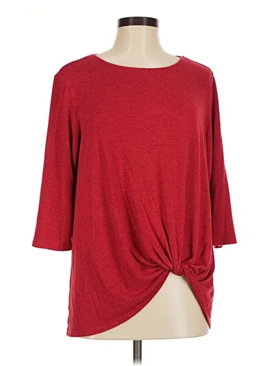 Pre-owned Gibson Look Cardigan Sweater In Red