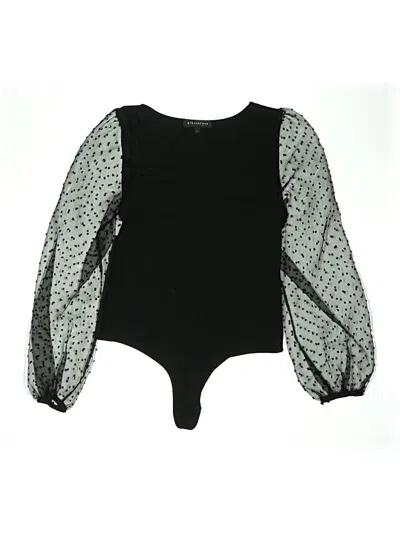 Pre-owned Gibson Look Long Sleeve Blouse In Black