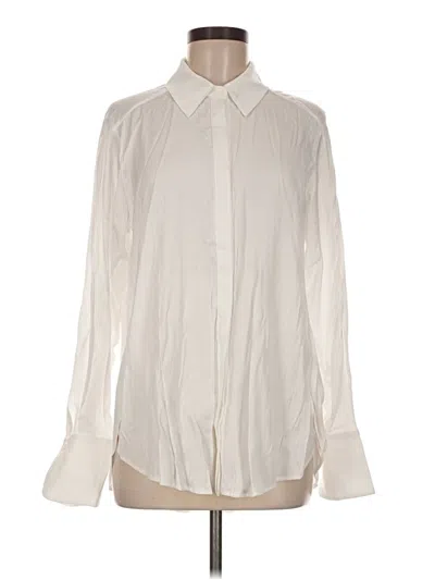 Gibson Look Long Sleeve Blouse In Ivory