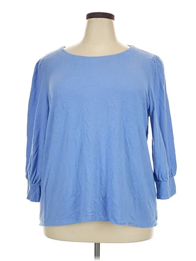 Pre-owned Gibson Look Pullover Sweater In Blue