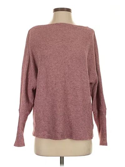 Pre-owned Gibson Look Pullover Sweater In Burgundy