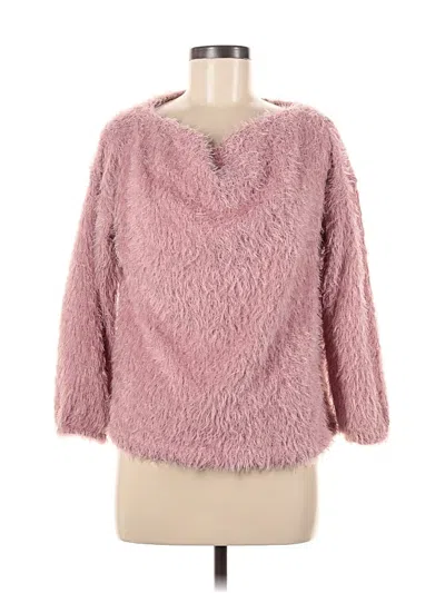 Pre-owned Gibson Look Pullover Sweater In Pink